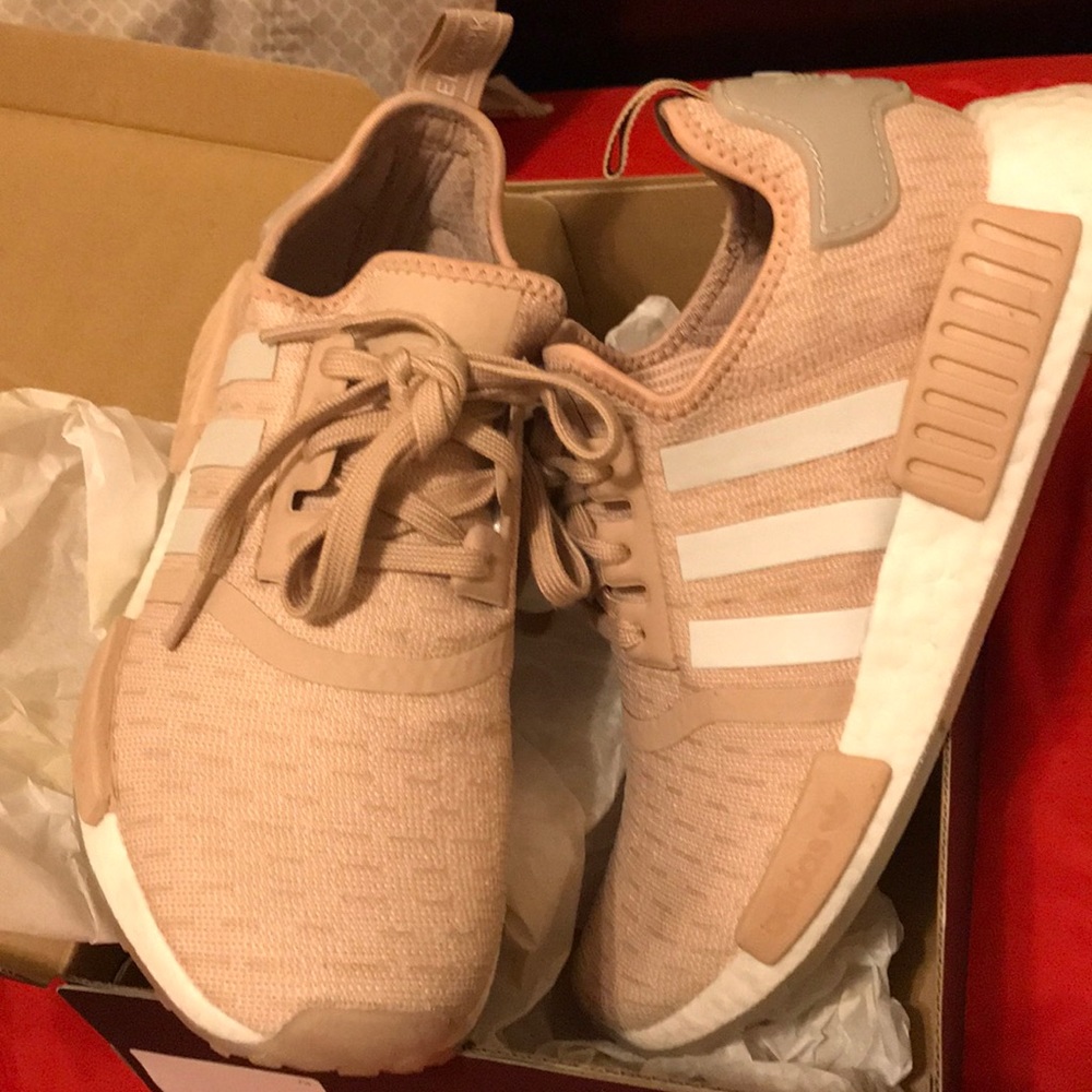 Adidas, only worn once. Practically brand new.